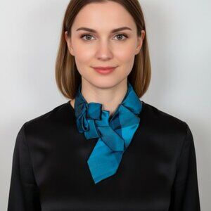 NEW Ogsplosh Women's Ascot Scarf Teal Short